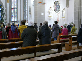 Diözesale Aussendung der Sternsinger des Bistums Fulda in St. Crescentius (Foto: Karl-Franz Thiede)